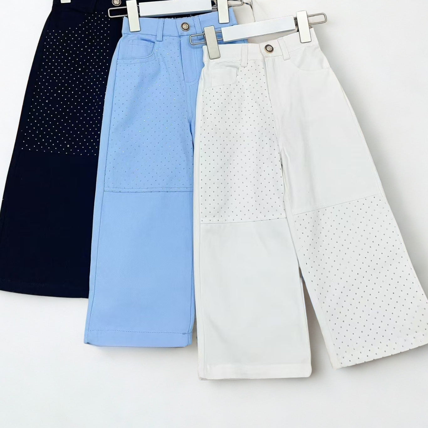 Sparkle loose fit jeans