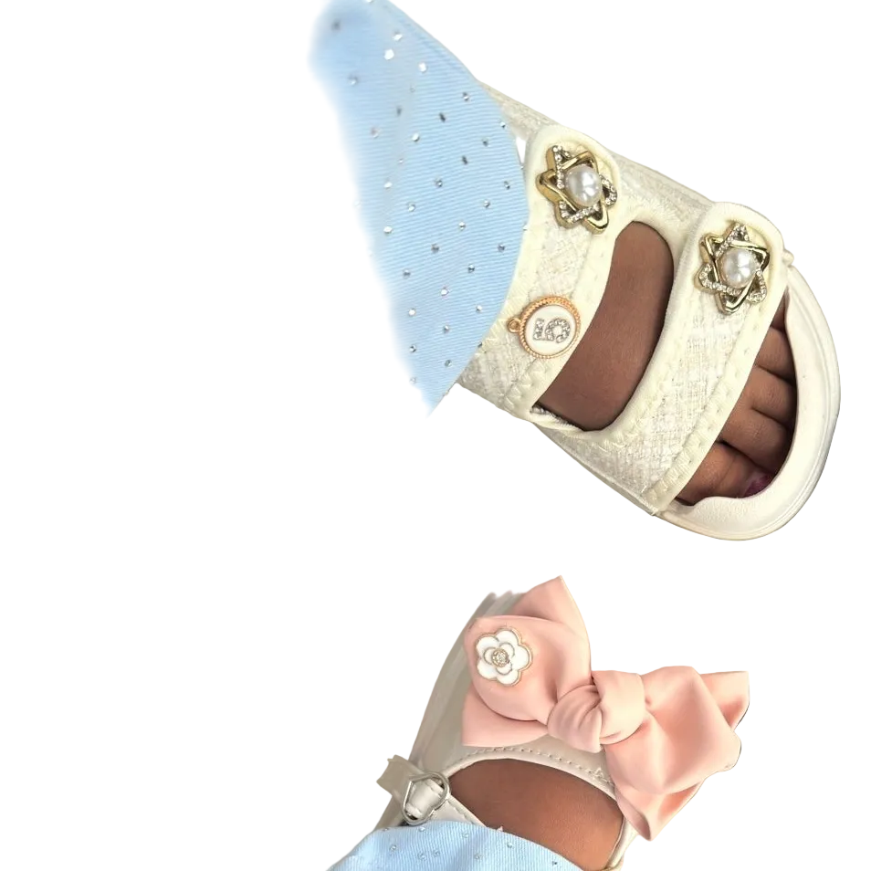 Sparkle loose fit jeans